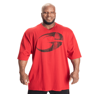 GASP Pump cover Iron Tee - Chili Red - Urban Gym Wear