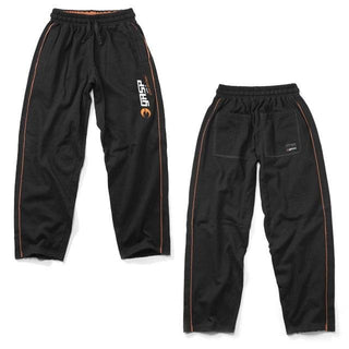 GASP Raw Fleece Pants - Black - Urban Gym Wear