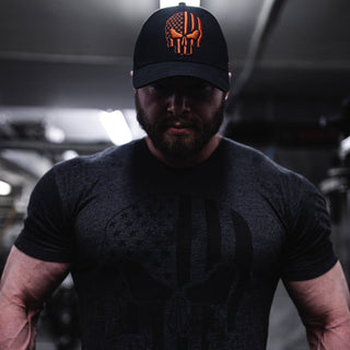 GASP Relentless Cap - Black/Flame - Urban Gym Wear