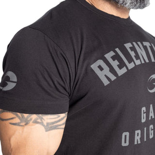 GASP Relentless Skull Tee - Washed Black - Urban Gym Wear