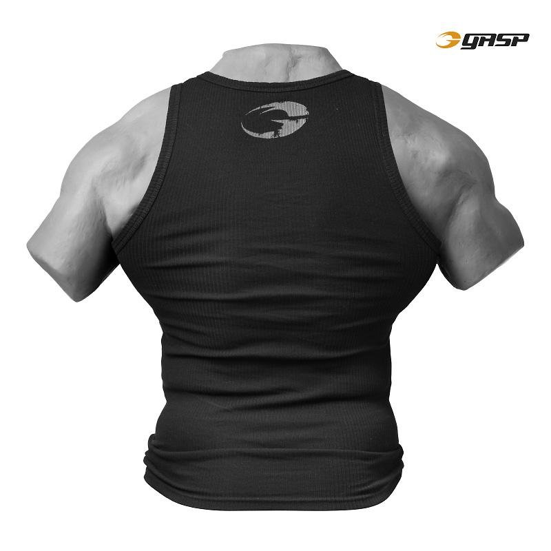 GASP Rigger Tank - Black - Urban Gym Wear