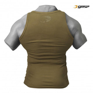 GASP Rigger Tank - Military Olive - Urban Gym Wear