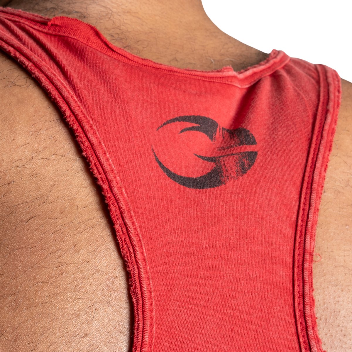 GASP Skull T-Back - Acid Chili Red - Urban Gym Wear