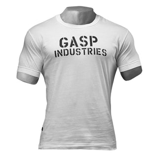 GASP Standard Issue Tee - Off White - Urban Gym Wear