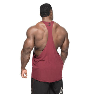 GASP Stringer - Maroon - Urban Gym Wear