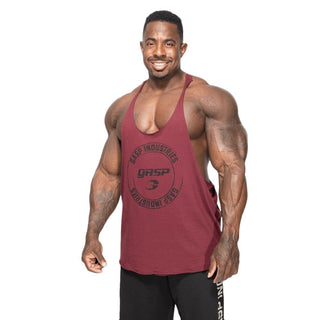 GASP Stringer - Maroon - Urban Gym Wear