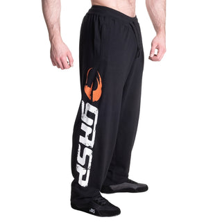 GASP Sweat Pants - Black/White - Urban Gym Wear