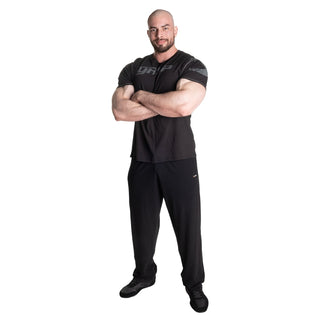 GASP Sweat Pants - Black/White - Urban Gym Wear
