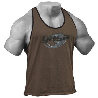 GASP Symbol T-Back - Khaki Green - Urban Gym Wear