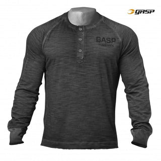 GASP The 27th L-S - Dark Grey - Urban Gym Wear