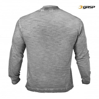 GASP The 27th L-S - Light Grey - Urban Gym Wear