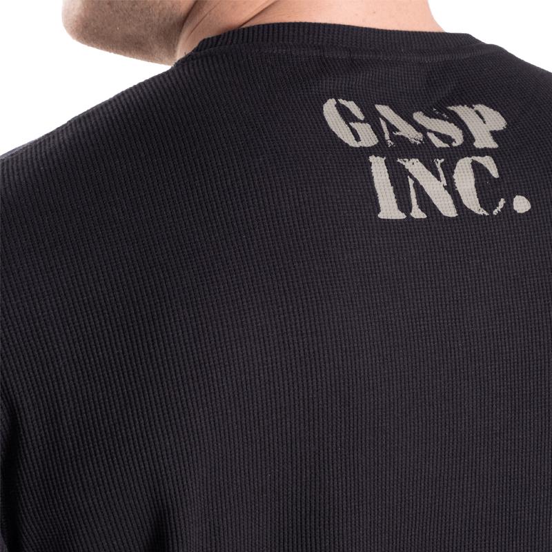 GASP Thermal Gym Sweater - Asphalt - Urban Gym Wear