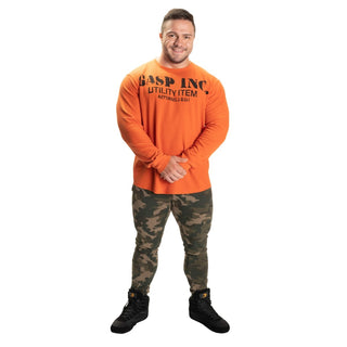 GASP Thermal Gym Sweater - Flame - Urban Gym Wear