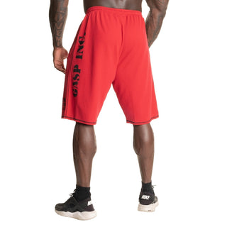 GASP Thermal Shorts - Chilli Red - Urban Gym Wear