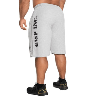 GASP Thermal Shorts - Grey Melange - Urban Gym Wear