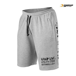 GASP Thermal Shorts - Greymelange - Urban Gym Wear