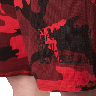 GASP Thermal Shorts - Red Camo - Urban Gym Wear