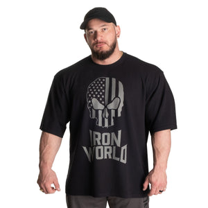 GASP Thermal Skull Tee - Asphalt - Urban Gym Wear