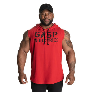GASP Thermal SL Hoodie - Chilli Red - Urban Gym Wear