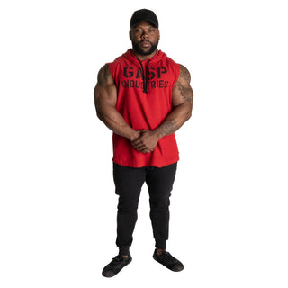 GASP Thermal SL Hoodie - Chilli Red - Urban Gym Wear