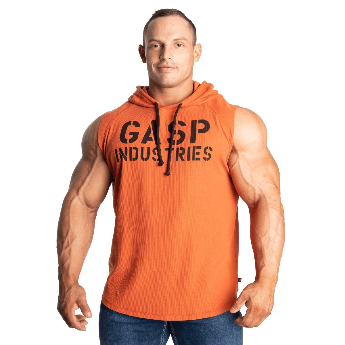 GASP Thermal SL Hoodie Flame Urban Gym Wear