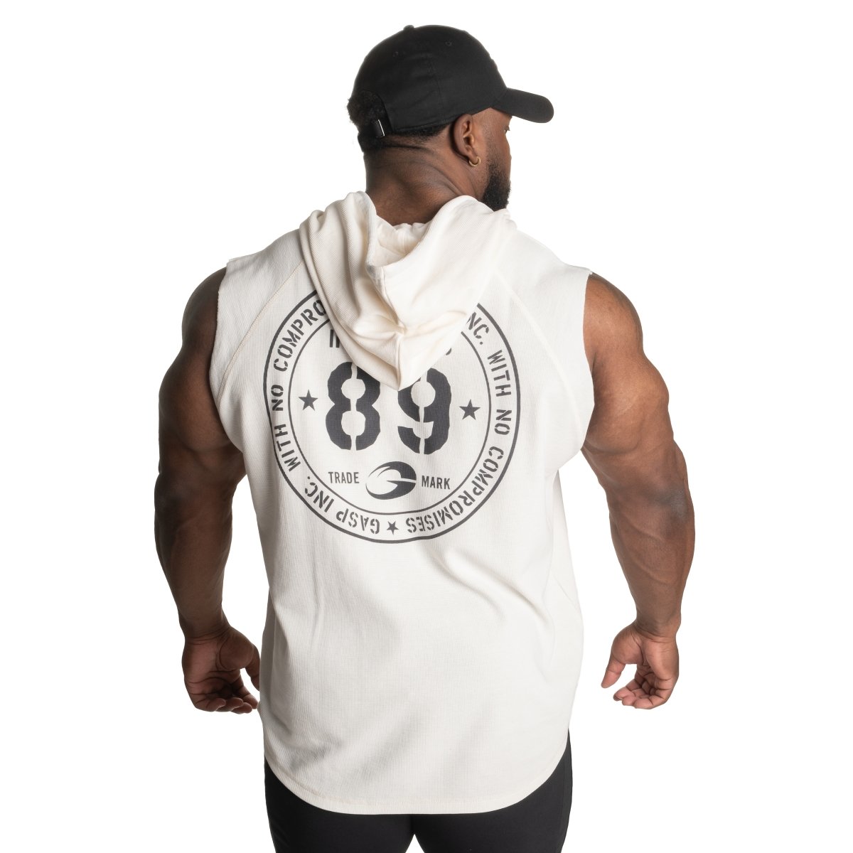 Off white sleeveless on sale hoodie