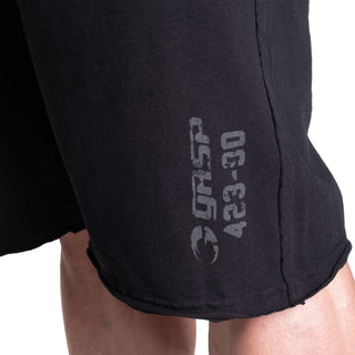 GASP Throwback Shorts - Black - Urban Gym Wear