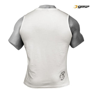 GASP Throwback Sleeveless - Off White - Urban Gym Wear