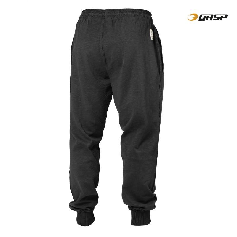 GASP Throwback Sweatpants - Wash Black - Urban Gym Wear