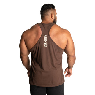 GASP Throwback Tank - Timber - Urban Gym Wear