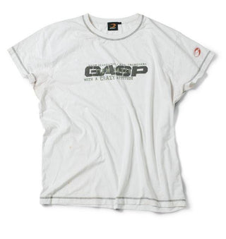 GASP TM Tee - White - Urban Gym Wear
