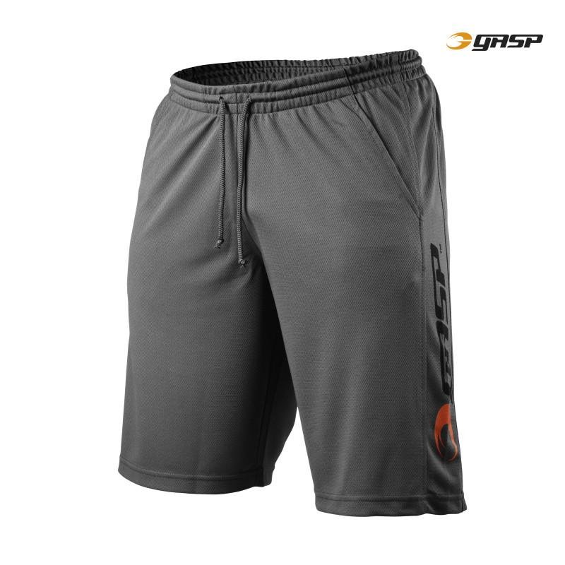 GASP US Mesh Training Shorts - Grey - Urban Gym Wear