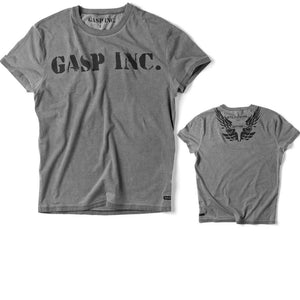 GASP Utility Flex Tee - Grey - Urban Gym Wear