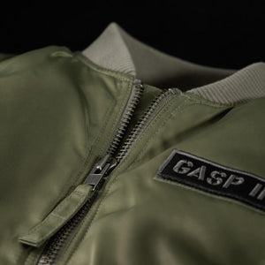 GASP Utility Jacket - Wash Green - Urban Gym Wear