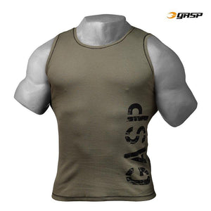 GASP Utility Rib Tank - Wash Green - Urban Gym Wear