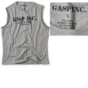GASP Utility Sleeveless Tank - Grey - Urban Gym Wear