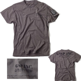 GASP Utility Tee - Grey - Urban Gym Wear