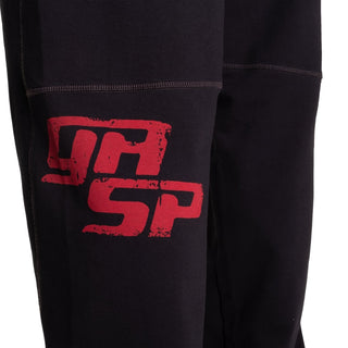 GASP Vintage Sweatpants - Black/Red - Urban Gym Wear
