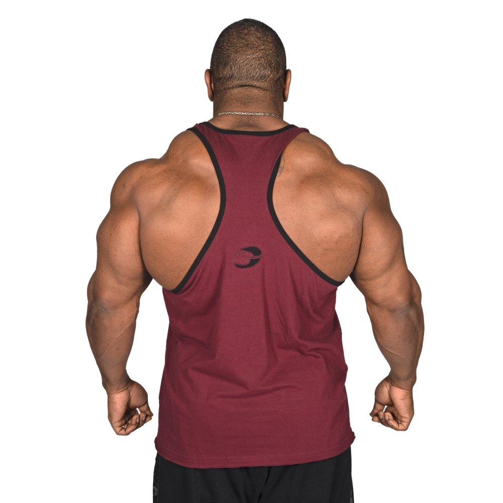 GASP Vintage T-Back - Maroon - Urban Gym Wear