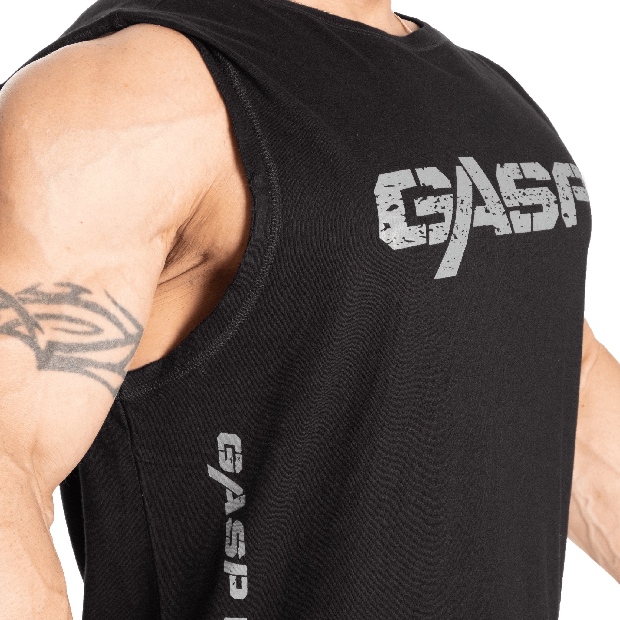 GASP Vintage Tank - Black - Urban Gym Wear