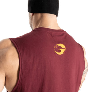 GASP Vintage Tank - Maroon - Urban Gym Wear