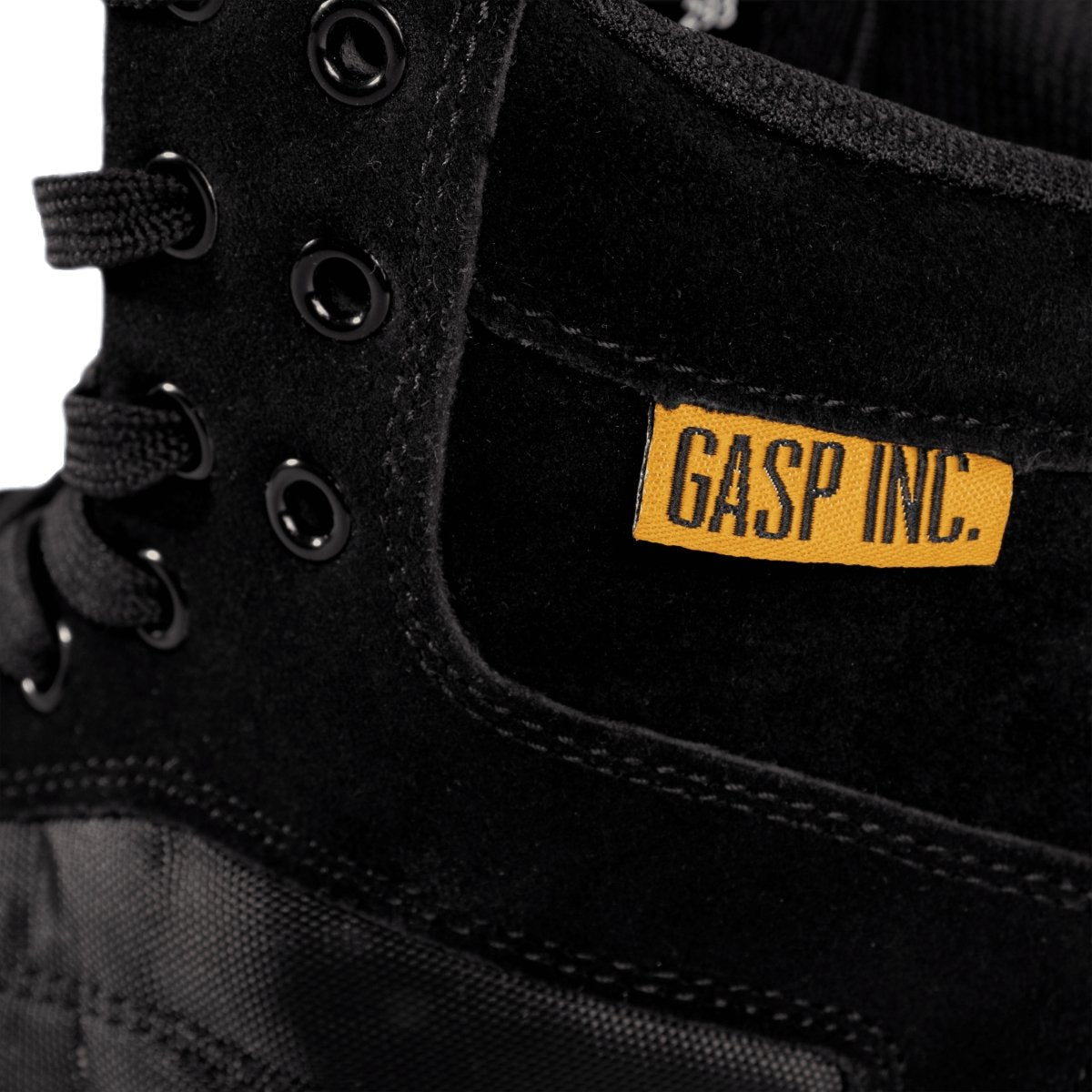 GASP Zeus Thunderbolt Hi Tops - Black - Urban Gym Wear