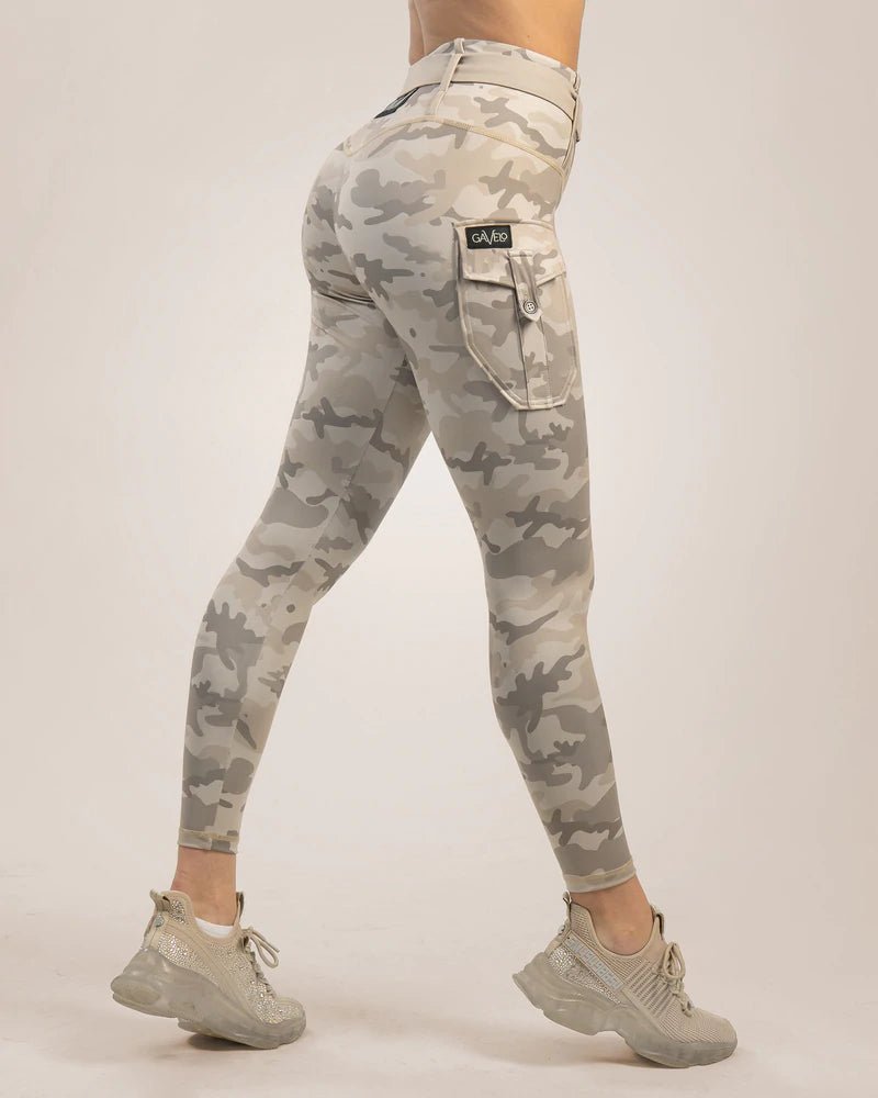 Gavelo Cargo Leggings Sand Dune - Urban Gym Wear