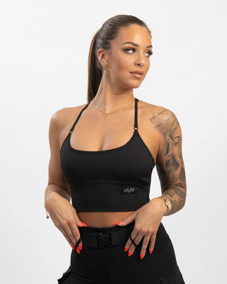 Gavelo Cargo Top - Black - Urban Gym Wear