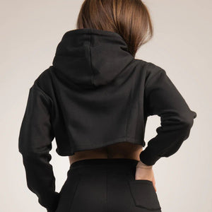 Lounge cropped hoodie sale