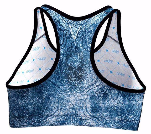 Gavelo Eclipse Blue Sports Bra - Urban Gym Wear