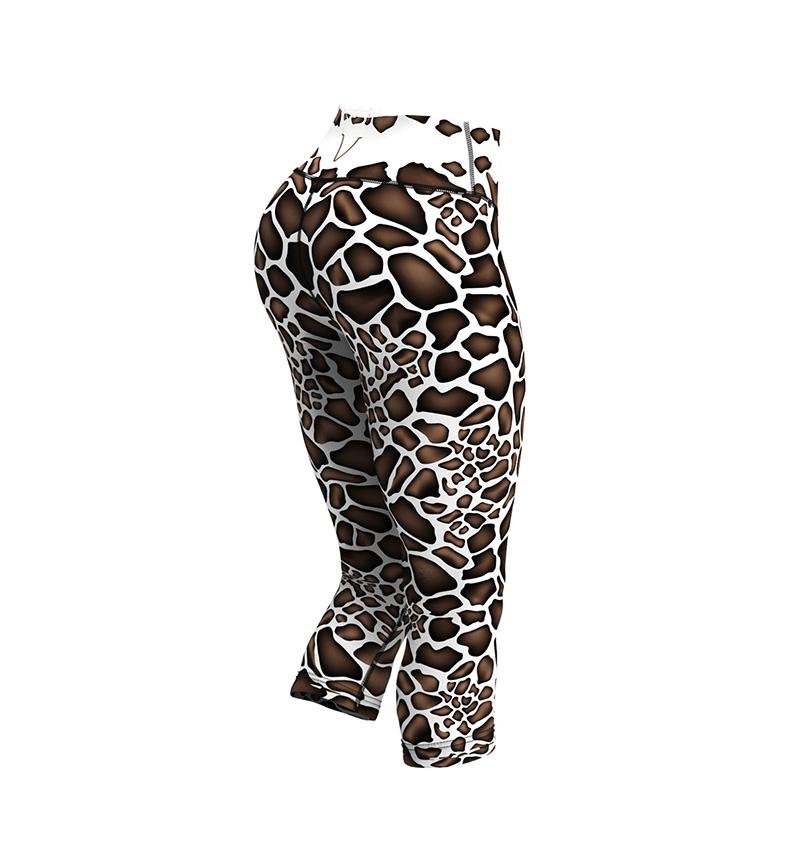 Gavelo Giraffe Capri Leggings - Urban Gym Wear