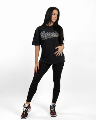 Gavelo Morro Oversized Tee - Black - Urban Gym Wear