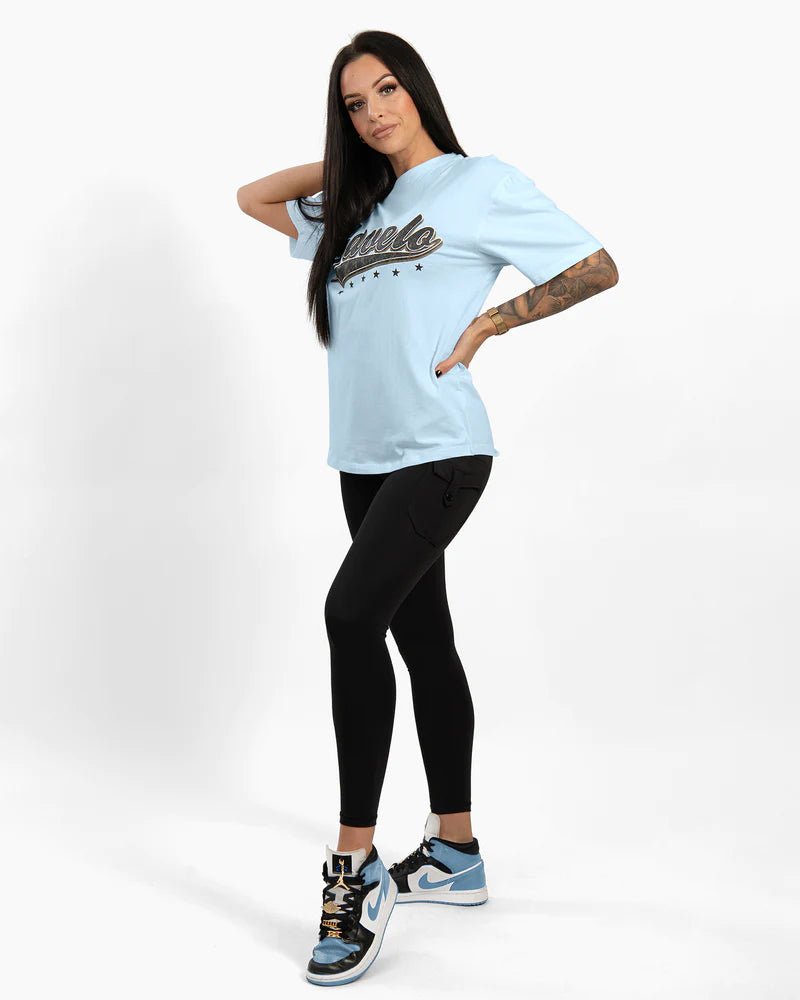 Gavelo Morro Oversized Tee - Blue - Urban Gym Wear