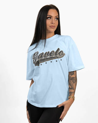 Gavelo Morro Oversized Tee - Blue - Urban Gym Wear